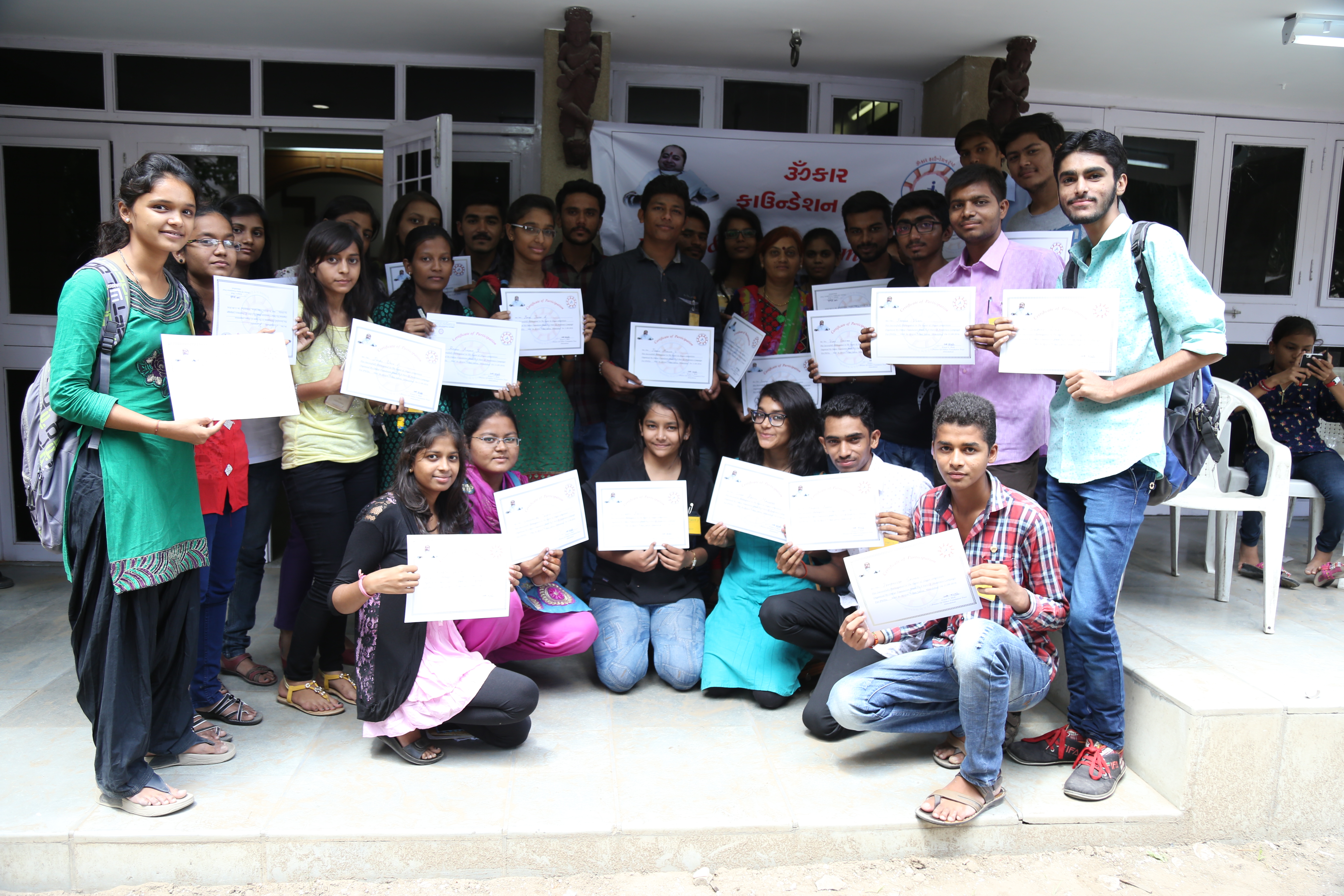 poster-and-slogan-competition-at-omkar-foundation-trust-as-a-part-of-disabilities-awareness-campaign