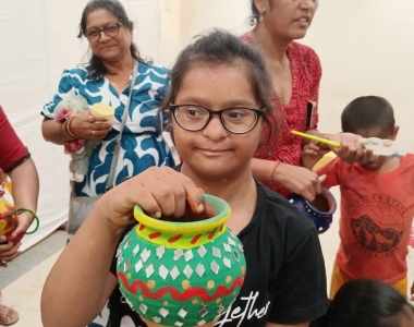 DISABILITY AWARNESS CAMP & POTTERY ART AND CRAFT WORKSHOP